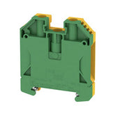 Weidmuller PE terminal, screw, green/yellow, c/s 16mm²